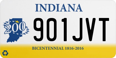 IN license plate 901JVT