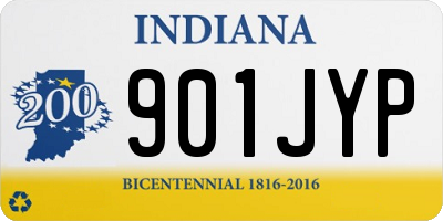IN license plate 901JYP