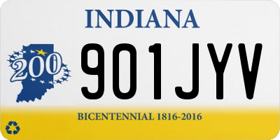IN license plate 901JYV