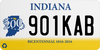 IN license plate 901KAB
