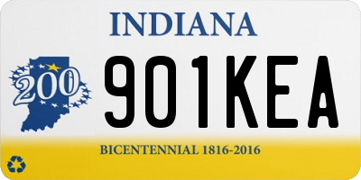 IN license plate 901KEA