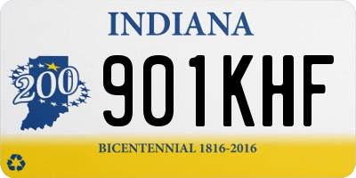 IN license plate 901KHF