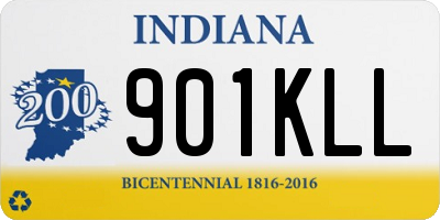 IN license plate 901KLL
