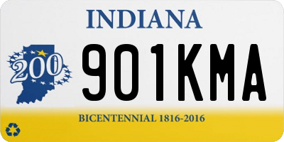 IN license plate 901KMA