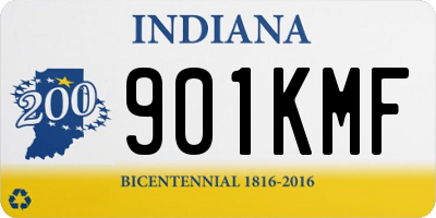 IN license plate 901KMF