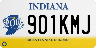 IN license plate 901KMJ