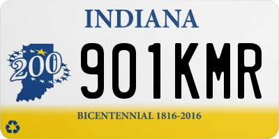IN license plate 901KMR