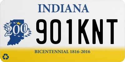 IN license plate 901KNT