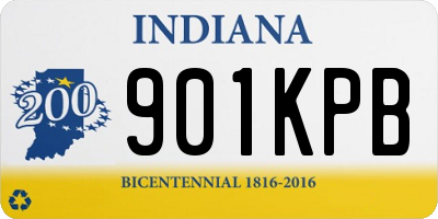 IN license plate 901KPB