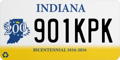 IN license plate 901KPK