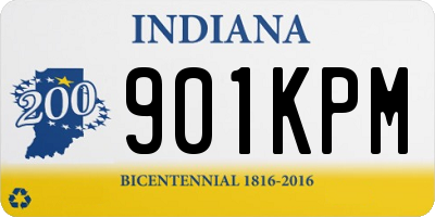 IN license plate 901KPM