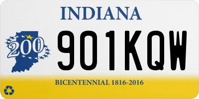 IN license plate 901KQW