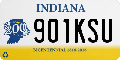 IN license plate 901KSU