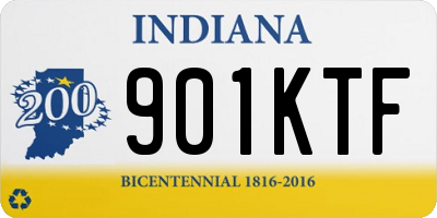 IN license plate 901KTF