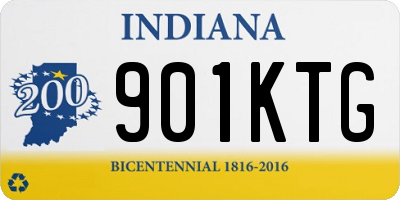 IN license plate 901KTG