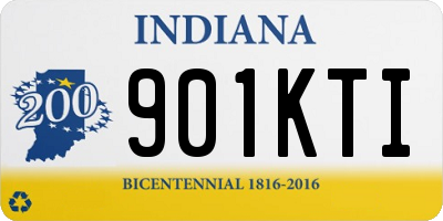 IN license plate 901KTI