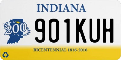 IN license plate 901KUH