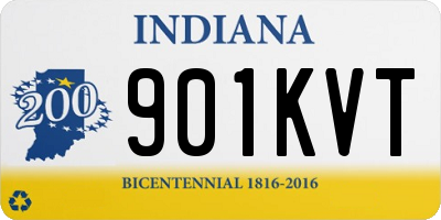 IN license plate 901KVT