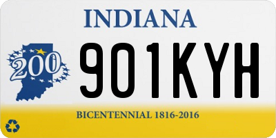 IN license plate 901KYH