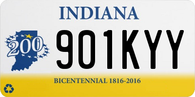 IN license plate 901KYY