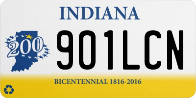 IN license plate 901LCN