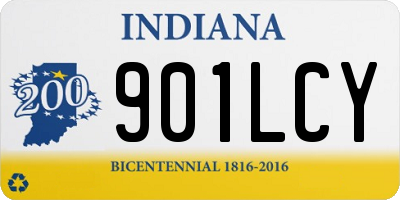 IN license plate 901LCY