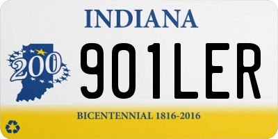 IN license plate 901LER