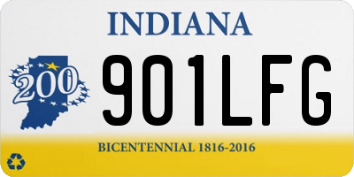 IN license plate 901LFG