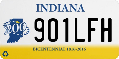 IN license plate 901LFH
