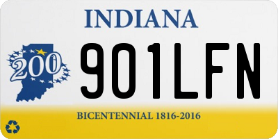IN license plate 901LFN