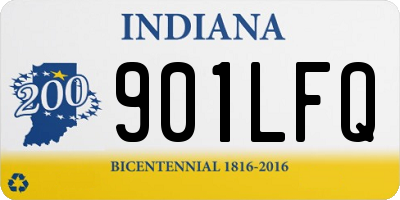 IN license plate 901LFQ