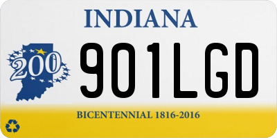 IN license plate 901LGD