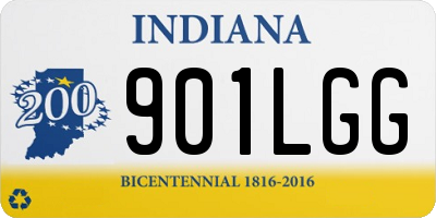 IN license plate 901LGG
