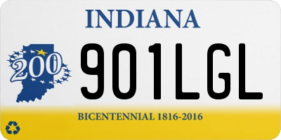 IN license plate 901LGL