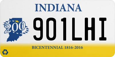 IN license plate 901LHI