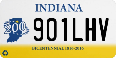 IN license plate 901LHV