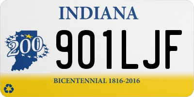 IN license plate 901LJF