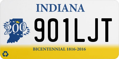 IN license plate 901LJT