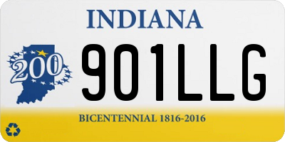 IN license plate 901LLG