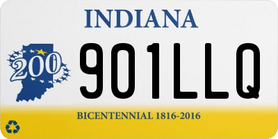 IN license plate 901LLQ