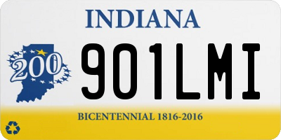 IN license plate 901LMI