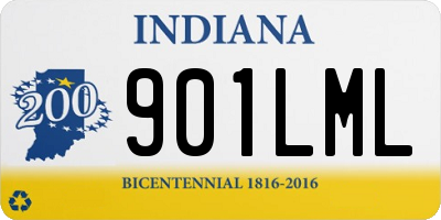 IN license plate 901LML