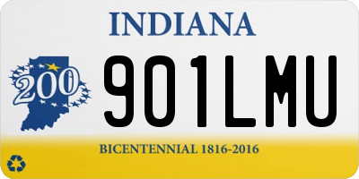 IN license plate 901LMU
