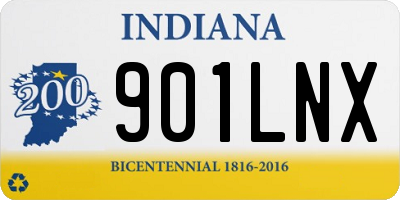 IN license plate 901LNX