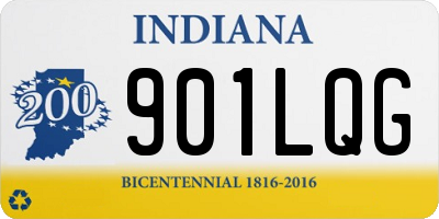 IN license plate 901LQG