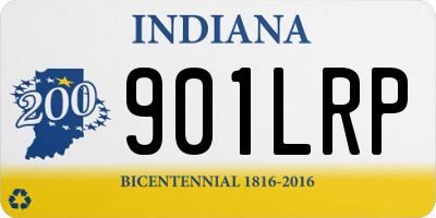IN license plate 901LRP