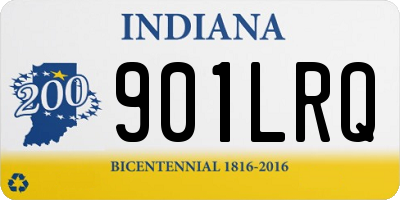 IN license plate 901LRQ