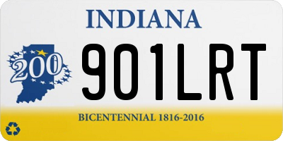 IN license plate 901LRT