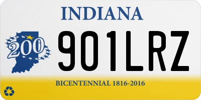 IN license plate 901LRZ