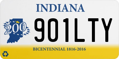 IN license plate 901LTY